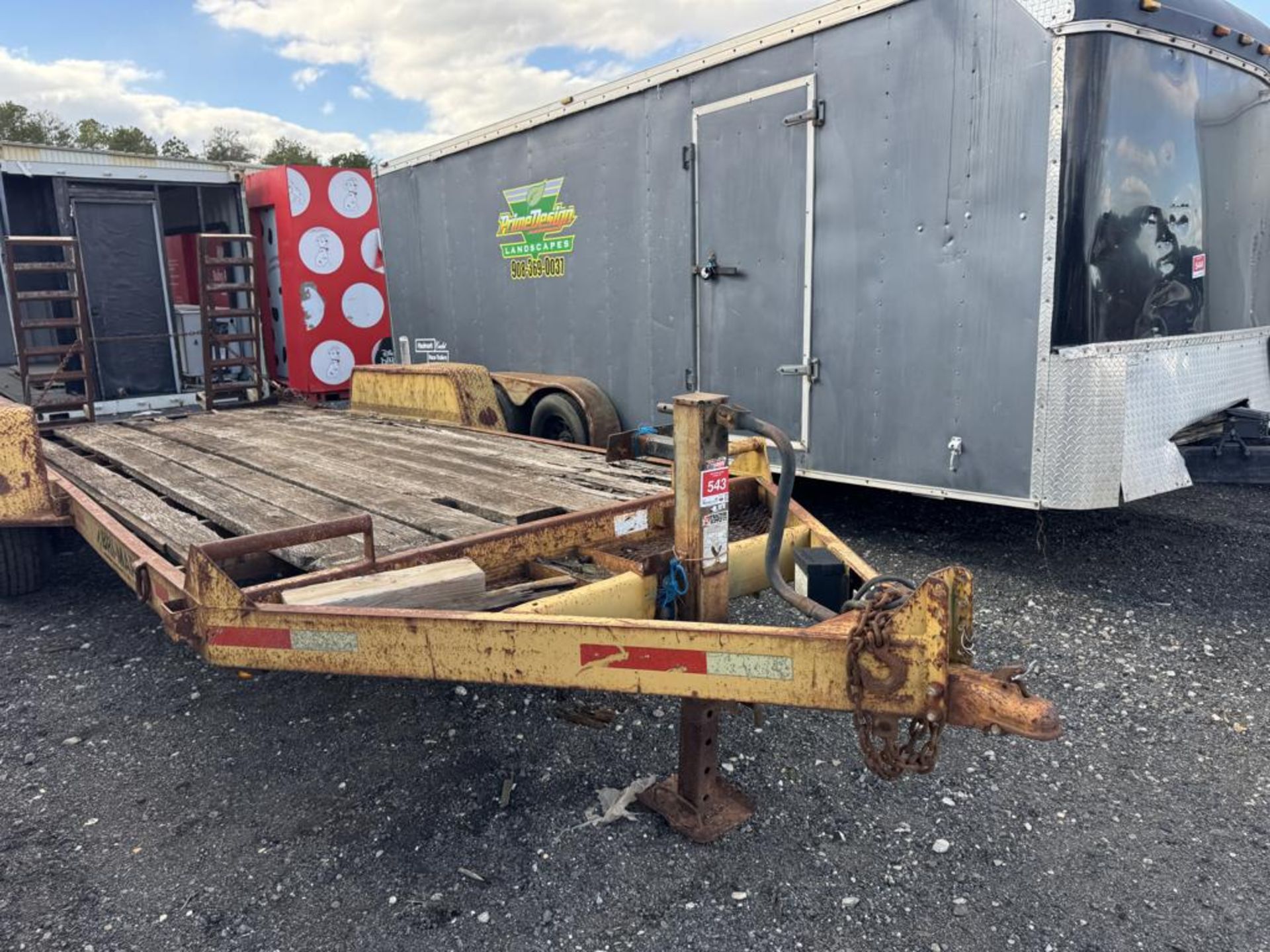 2001 BRI-MAR EH18-12 12,000lb Equipment Trailer - Image 2 of 11
