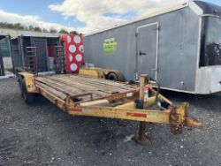 2001 BRI-MAR EH18-12 12,000lb Equipment Trailer