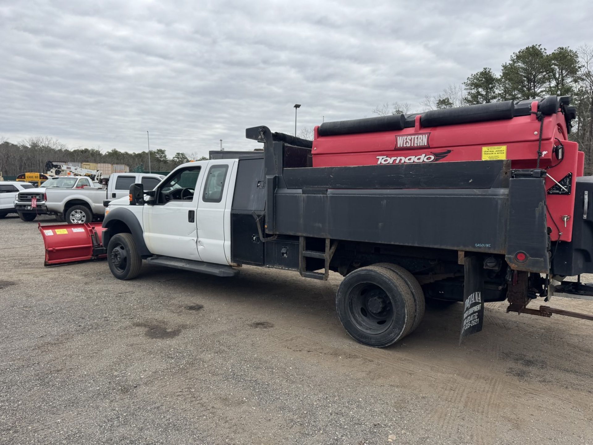 2016 Ford F-550 Mason Dump 4x4 w/ Plow and Salter - Image 11 of 39