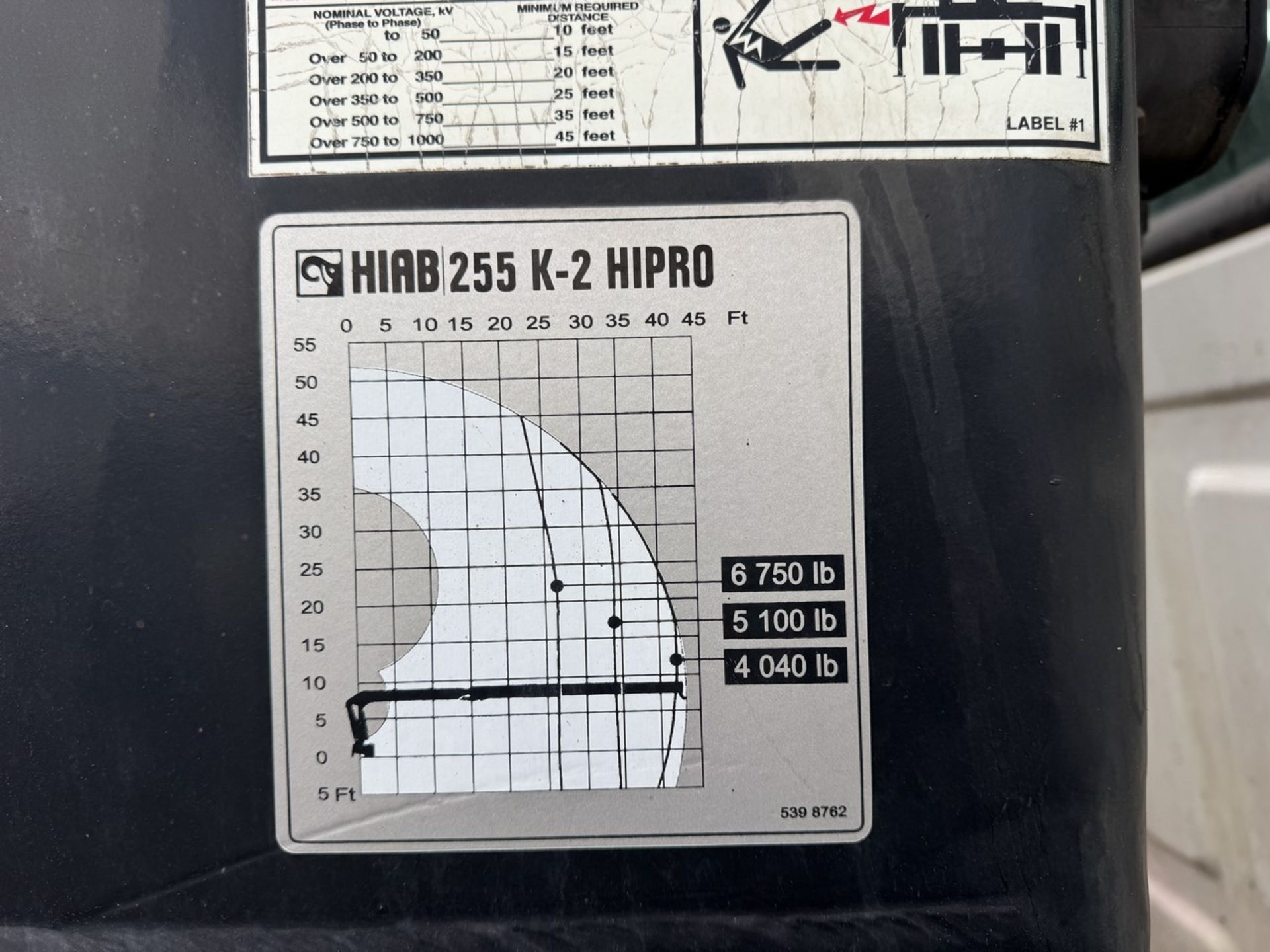 2005 HIAB 255K-2 HIPRO Material Crane Mounted on 2005 Sterling 6513 - Image 46 of 56