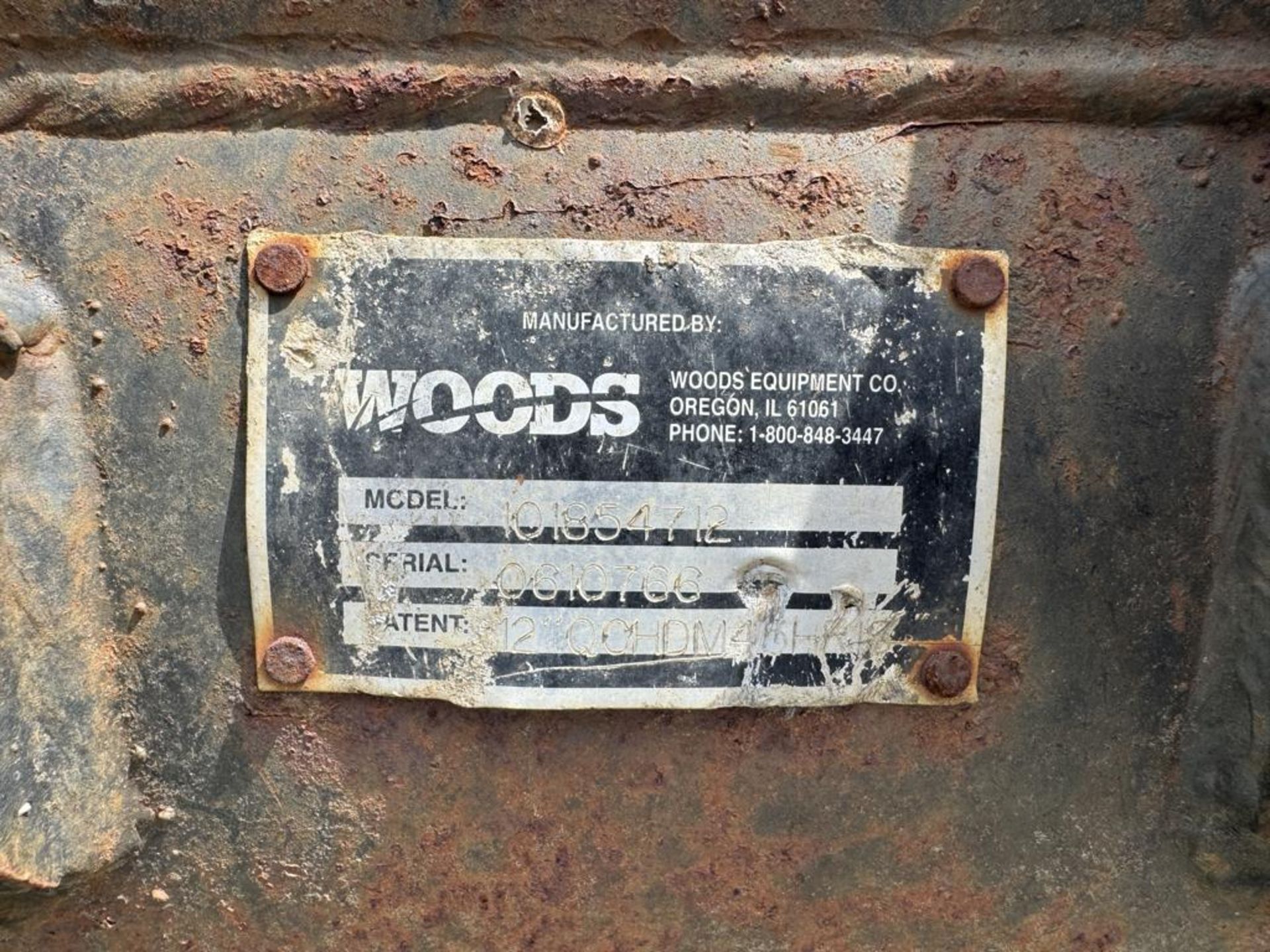 Woods 12" Backhoe Bucket - Image 4 of 4