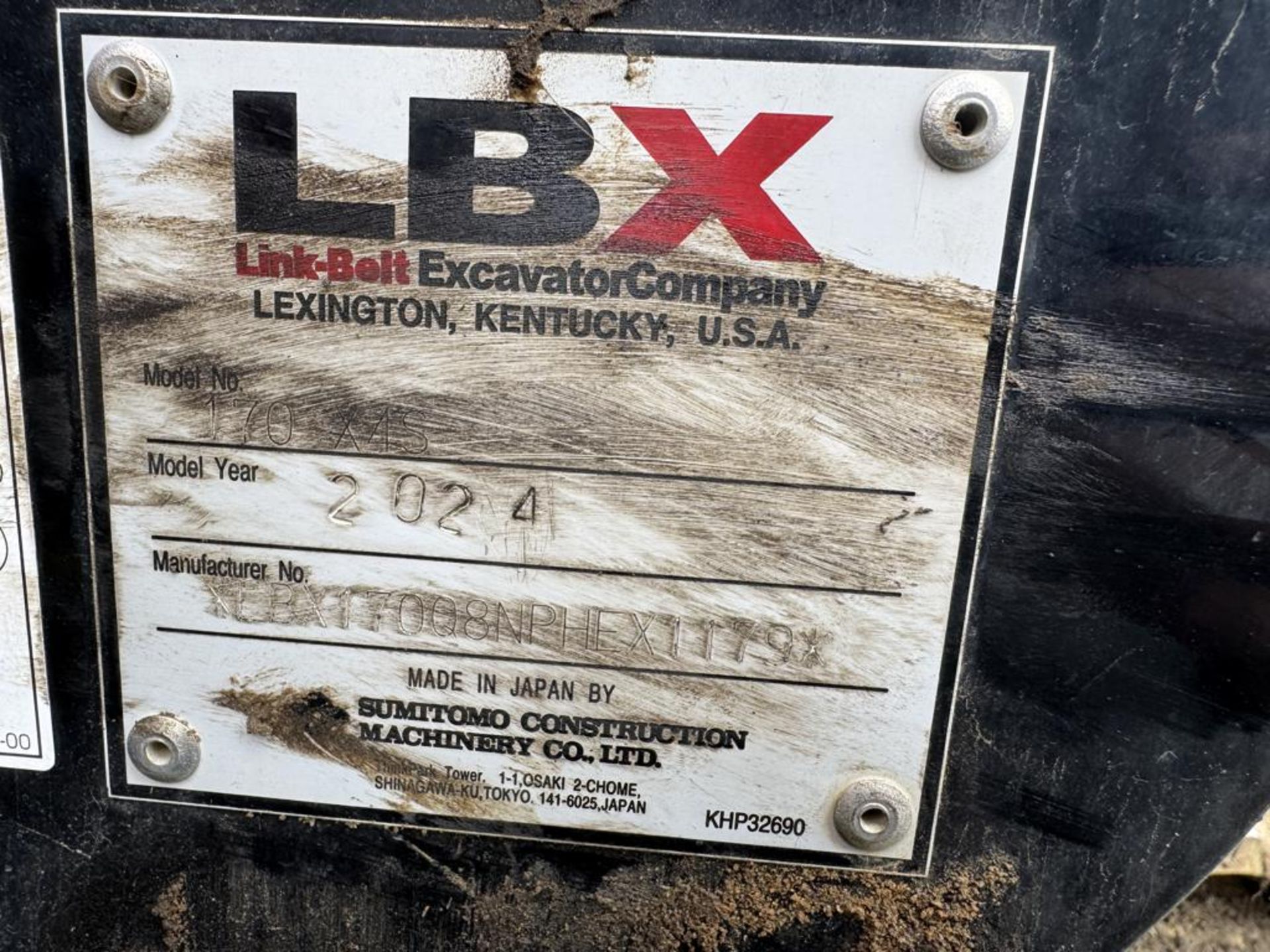 2024 Linkbelt 170 X4S Tracked Excavator - Image 62 of 62