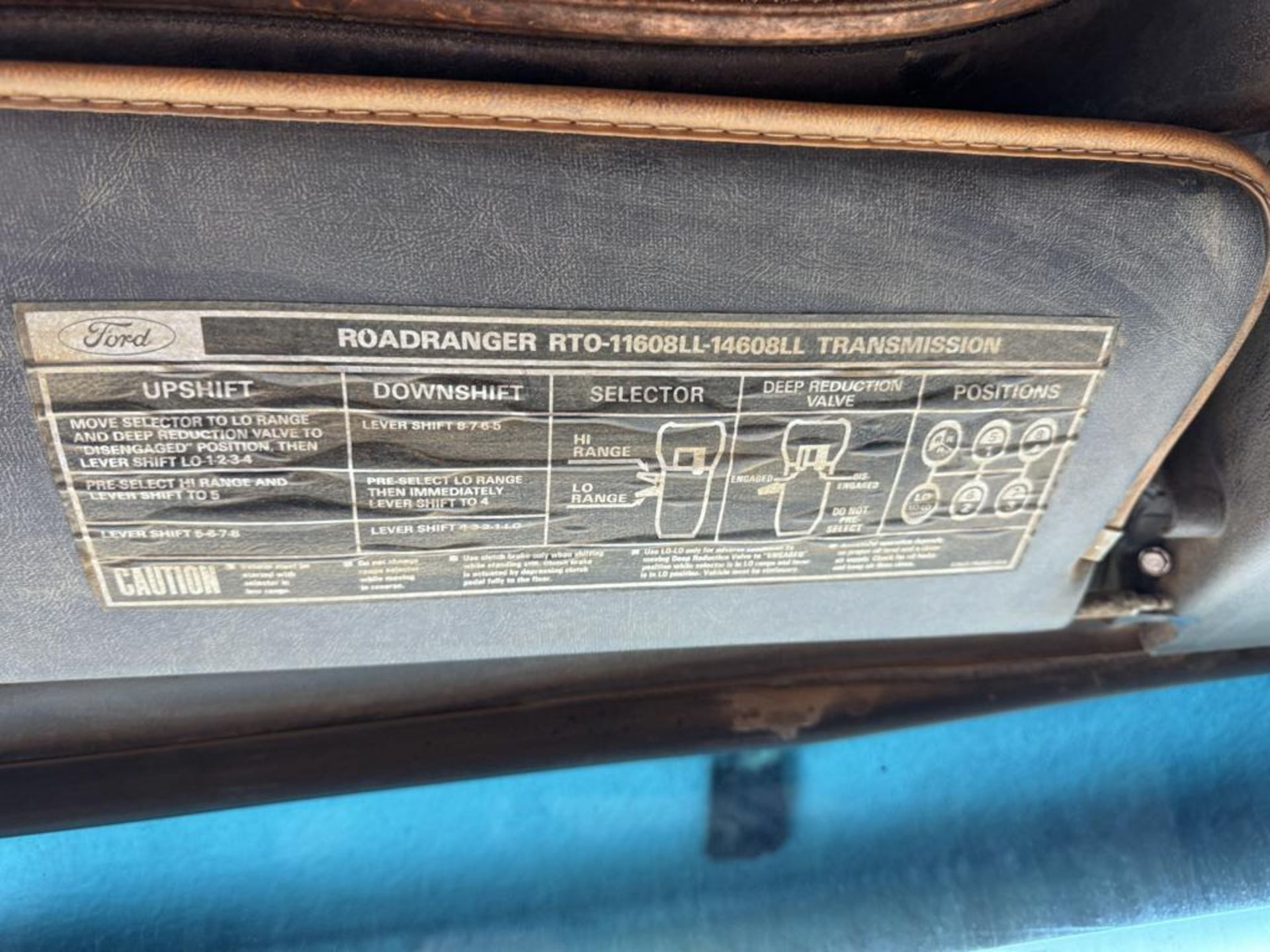 1986 Ford LTL 9000 Tandem Dump - Image 36 of 38