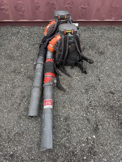 Lot of 2 Husqvarna 580BFS Backpack Blowers