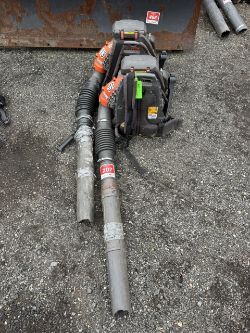 Lot of 2 Husqvarna 580BFS Backpack Blowers