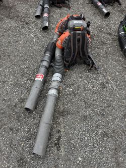 Lot of 2 Husqvarna 580BFS Backpack Blowers