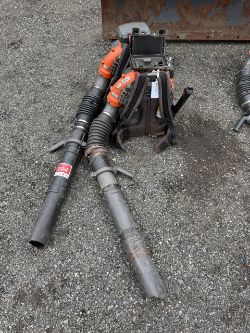 Lot of 2 Husqvarna 580BFS Backpack Blowers