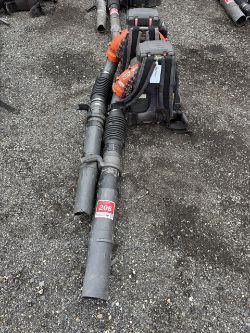 Lot of 2 Husqvarna 580BFS Backpack Blowers