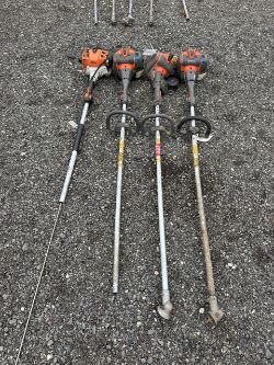 Lot of 4 Weed Wackers Husqvarna/ STIHL