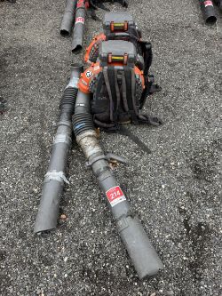 Lot of 2 Husqvarna 580BFS Backpack Blowers