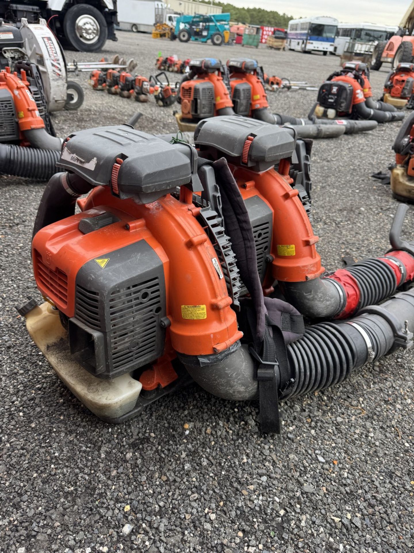 Lot of 2 Husqvarna 580BFS Backpack Blowers - Image 3 of 3