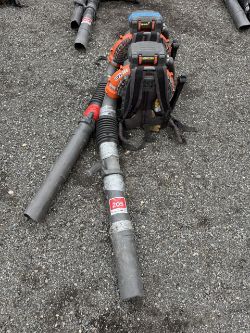Lot of 2 Husqvarna 580BFS Backpack Blowers