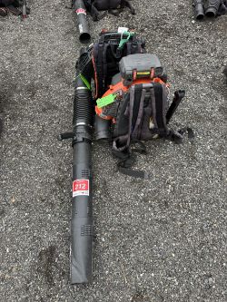 Lot of 2 Husqvarna 580BFS Backpack Blowers