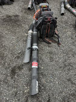 Lot of 2 Husqvarna 580BFS Backpack Blowers