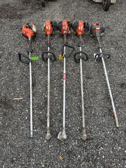 Lot of 5 ECHO Weed Wackers