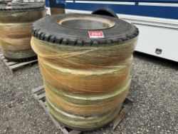 Set of 4 Goodyear 11.00R20 Wheels and Tires