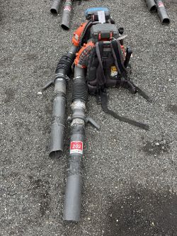 Lot of 2 Husqvarna 580BFS Backpack Blowers