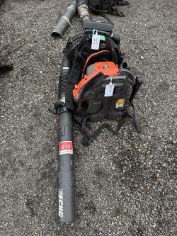 Lot of 2 Husqvarna 580BFS Backpack Blowers