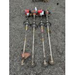 Lot of 4 Weed Wackers Husqvarna/ Redmax
