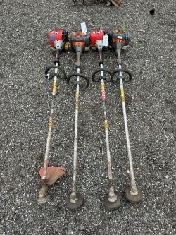 Lot of 4 Weed Wackers Husqvarna/ Redmax
