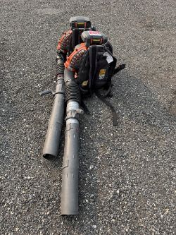 Lot of 2 Husqvarna 580BFS Back Pack Blowers