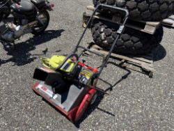 Snow Blower and Chainsaw