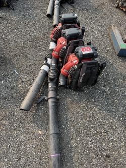 Lot of 3 RedMax EBZ8550 Back Pack Blowers