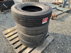 Lot of 4 Wheels and Tires 235/75R17.5