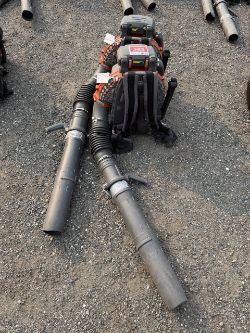 Lot of 2 Husqvarna 580BFS Back Pack Blowers