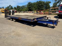 Tandem Axle Flatbed Equipment Trailer
