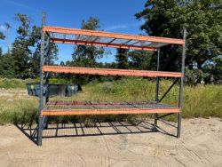 Heavy Duty Industrial Pallet Rack Section