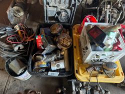 Large Assortment of Electrical and Shop Supplies