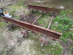 Steel Trailer / Equipment Frame with Hubs