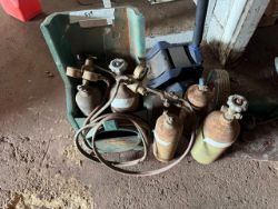 Oxy-Acetylene Torch Set with Cylinders and Cart