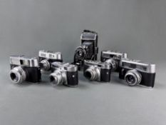 Konvolut 7 Kameras "Voigtländer", bestehend aus "Vitoret D", 2x "Vito B", "Vitoret rapid D", "Vito