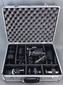 Konvolut Objektive, 10 Teile, bestehend aus Vivitar Series 1, Auto Telephoto, 135mm 1:2.3, Canon Zo