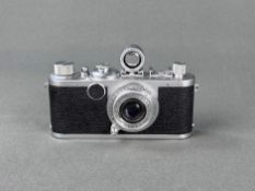 Kamera Leica Ic 1950/51 Nr. 523443 mit Objektiv Leitz Elmar 1:3,5/50mm Nr. 870816, Funktion überprü
