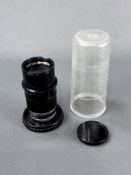 Objektiv Leitz Wetzlar Telyt 1:4,5 f=200mm Nr. 1072935, Funktion überprüft, Staubpartikel, Fokussie