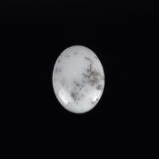 Loser Cabochon, Dendrit albit, Maße ca. 27x20mm
