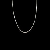 Venezianerkette, 333/8K Weißgold (punziert), 4,1g, Ringverschluss, Breite ca. 1,15mm, Länge ca. 25c