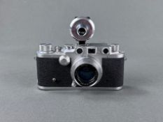 Kamera Leica IIIc Nr. 460002 (1948/49), Ernst Leitz Wetzlar, mit Leitz Objektiv Summar 1:2 f=50mm N
