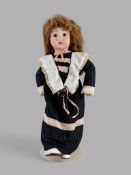 Puppenmädchen, Jules Steiner, am Hinterkopf bezeichnet "Figure A [unleserlich], J. Steiner [unleser