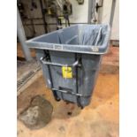 Qty. 2 Trash Cans, SS Table and 6-Step Werner Ladder