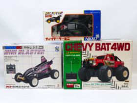 TAIYO NIKKO TAMIYA RADIO REMOTE CONTROLLED RC CAR MONSTER TRUCK LOT VINTAGE 1980'S JAPAN