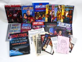 STAR TREK BOOK COMIC FANZINE NEWSLETTER ROLE PLAYING GAME LOT THE NEXT GENERATION DEEP SPACE NINE