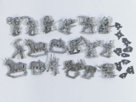 WARHAMMER FANTASY CHAOS WARRIORS CAVALRY LOT CITADEL MINIATURES GAMES WORKSHOP DUNGEONS & DRAGONS