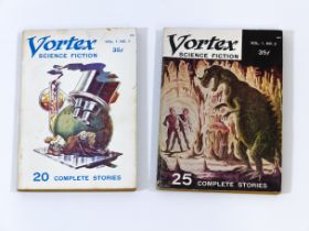 VORTEX SCIENCE FICTION PULP MAGAZINE FULL RUN LOT WEIRD FANTASY OCCULT 1950'S