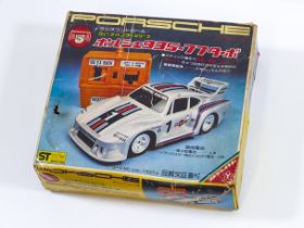 PORSCHE 935 WAVEHUNTER REMOTE CONTROL RC TOY CAR YONEZAWA VINTAGE JAPAN