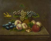 Paar Früchtestilleben, unbekannter italienischer Meister
