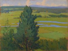 Gerle, Aron: Frühlingslandschaft